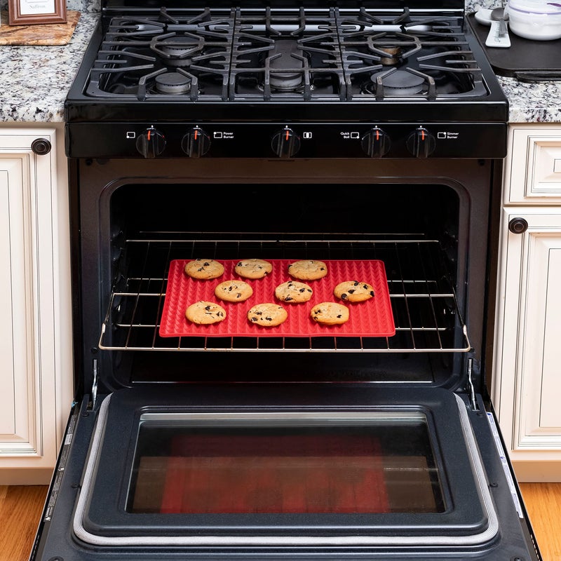 Traytastic! Non-Stick Silicone Baking Mat (Pyramid Style) - Great for Cooking, Baking, Grilling, Gummies, Candy, Crafts - Image 2